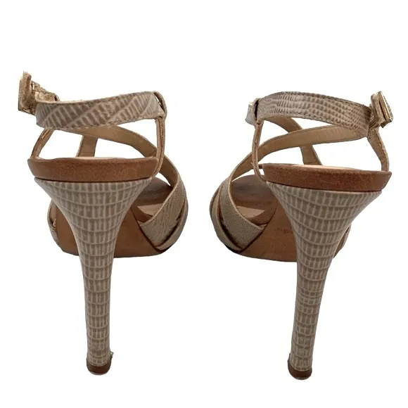 Kate Spade Snake Leather Strappy Sandals Heels