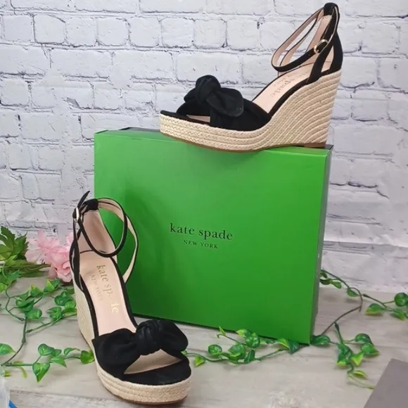 Kate Spade Tianna Espadrille Wedge Sandals NIB