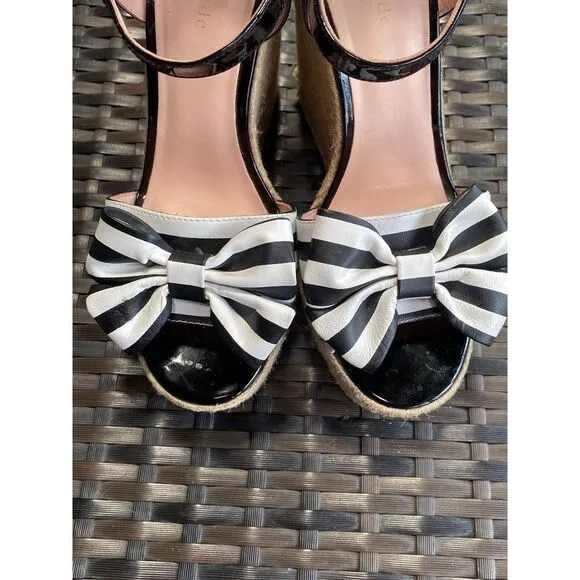 Kate, spade, wedge sandals