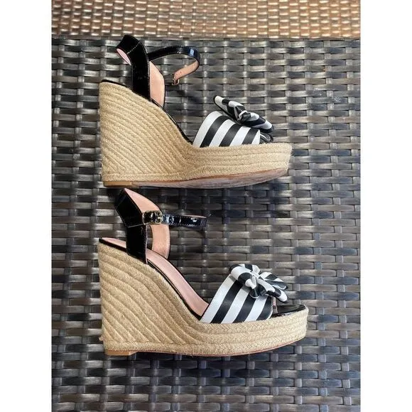Kate, spade, wedge sandals
