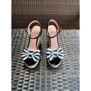 Kate, spade, wedge sandals