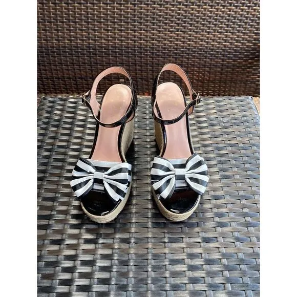 Kate, spade, wedge sandals