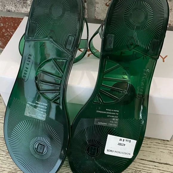 KATY PERRY cactus gel sandals🌵so comfy, cute and FUN! See pic 4 all angles:
