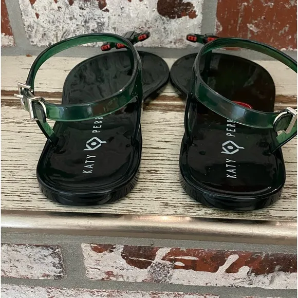 KATY PERRY cactus gel sandals🌵so comfy, cute and FUN! See pic 4 all angles:
