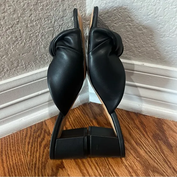 Katy Perry Twisted Heeled Sandals The Tooliped Black Size 10M