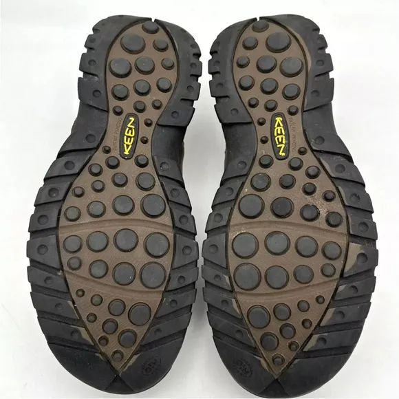 Keen Fishermen Leather Sandals Buckle Closed Toe Buckle Brown XT 1104
