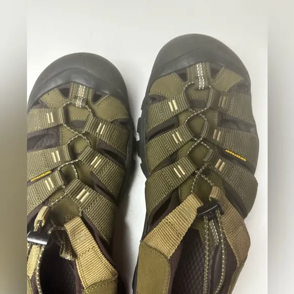 Keen Greenish Newport H2 Hiking Newport QuickDry Webbing Water Bungee Sandals 12