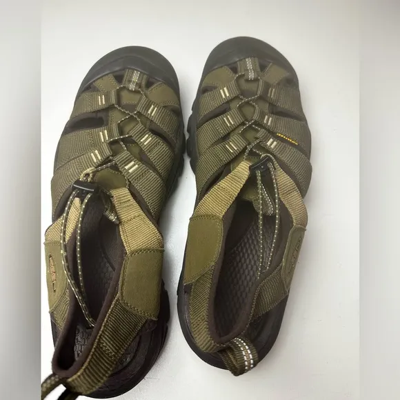 Keen Greenish Newport H2 Hiking Newport QuickDry Webbing Water Bungee Sandals 12