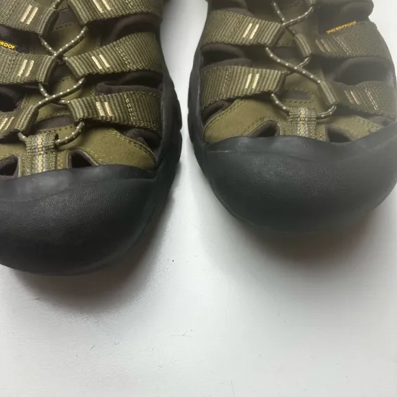 Keen Greenish Newport H2 Hiking Newport QuickDry Webbing Water Bungee Sandals 12