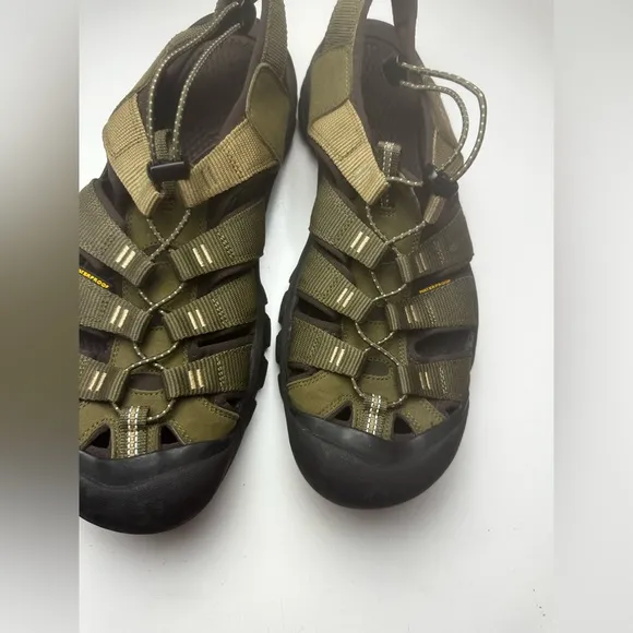 Keen Greenish Newport H2 Hiking Newport QuickDry Webbing Water Bungee Sandals 12
