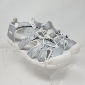 Keen Sandals Youth Girl 5 Silver Shine Seacamp Countour Arch Washable Non Slip