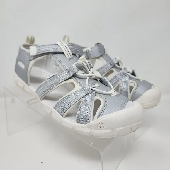 Keen Sandals Youth Girl 5 Silver Shine Seacamp Countour Arch Washable Non Slip