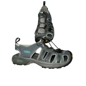 KEEN Turia Womens Outdoor Adventure‎ Sandals Hiking Water Shoes Gray Teal