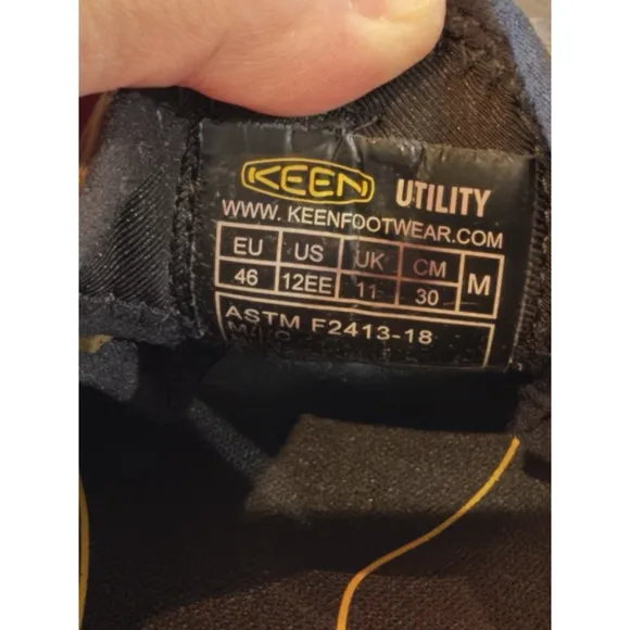 KEEN Utility Men's Atlanta II Cooler  Low Height Steel Toe Work Shoe Size 12 EE