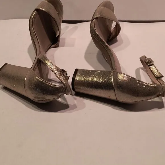 Kelly &amp; Katie Gold Heels Women's