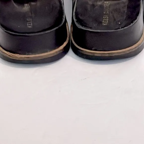 Kelsi Dagger Squish Black Slide Sandals size 9