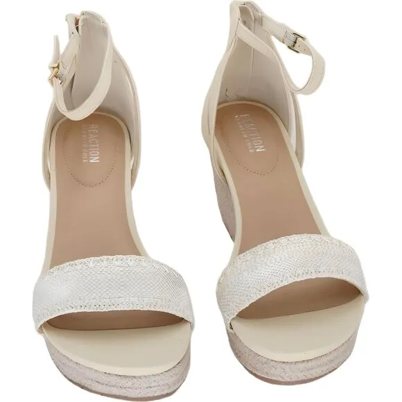 Kenneth Cole Women's Raffia Strappy Sandals Size 10M 41 EU