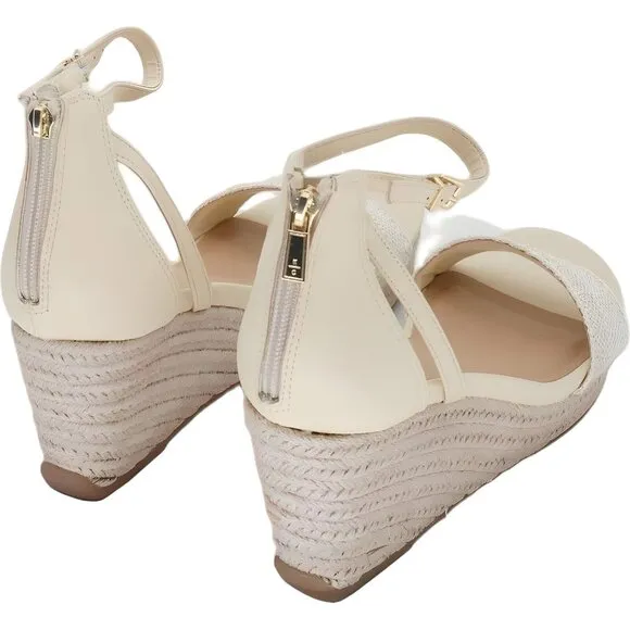 Kenneth Cole Women's Raffia Strappy Sandals Size 10M 41 EU