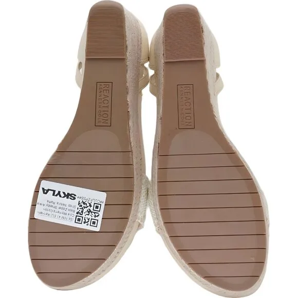 Kenneth Cole Women's Raffia Strappy Sandals Size 10M 41 EU