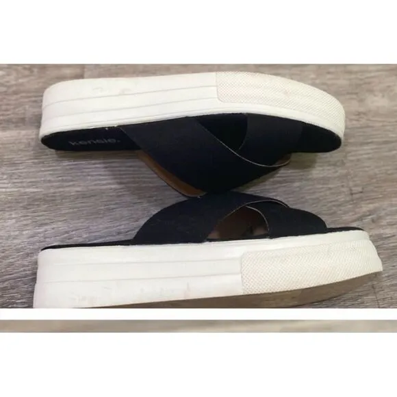 Kenzie platform slide sandals size 7.5M super comfortable.