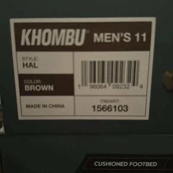 Khombu Men's Closed Toe Sandals Size 11