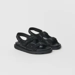 KIDS/ SANDALS WITH RHINESTONES SIZE 3.5