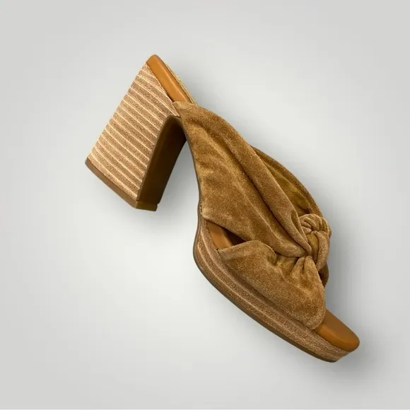 Kork-Ease Haya Platform Sandals Sz 7 Tan