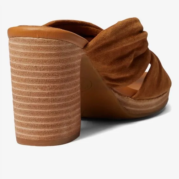 Kork-Ease Haya Platform Sandals Sz 7 Tan