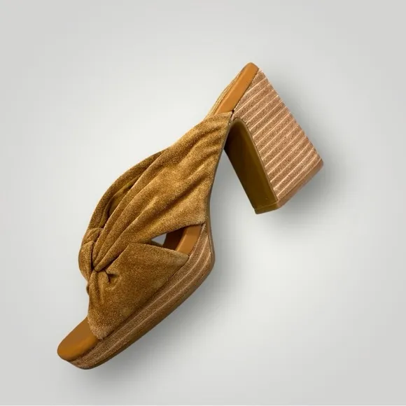 Kork-Ease Haya Platform Sandals Sz 7 Tan