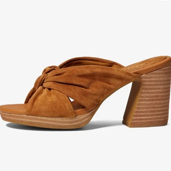 Kork-Ease Haya Platform Sandals Sz 7 Tan