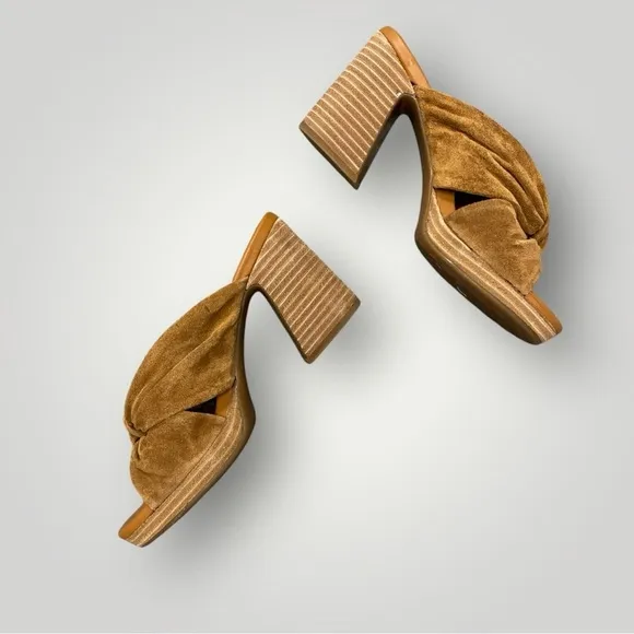 Kork-Ease Haya Platform Sandals Sz 7 Tan