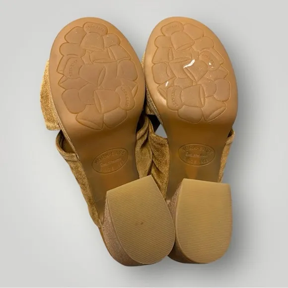 Kork-Ease Haya Platform Sandals Sz 7 Tan