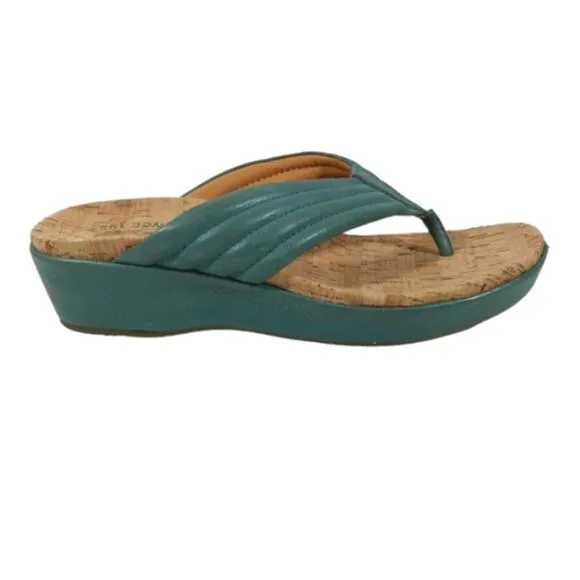 Kork-Ease Madison Wedge Sandals EUC $130 Size 9M  #S2675
