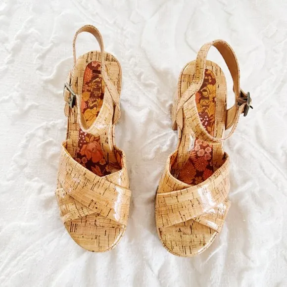 Korks Calda Heeled Sandals Size 6 New