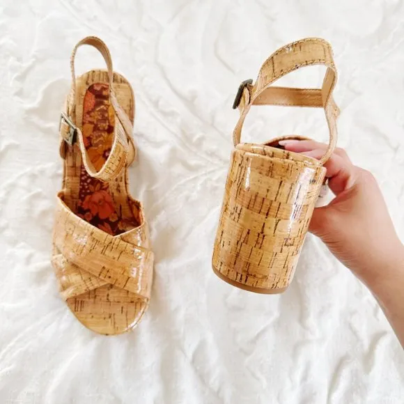 Korks Calda Heeled Sandals Size 6 New