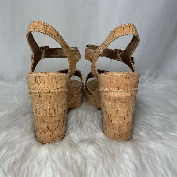 .Korks By Kork Ease NWOT Bardot II Wedge Platform Sandals Sz 11