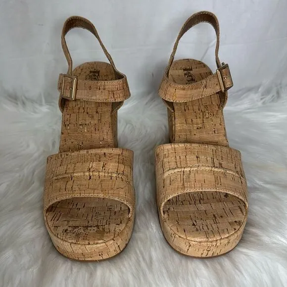 .Korks By Kork Ease NWOT Bardot II Wedge Platform Sandals Sz 11
