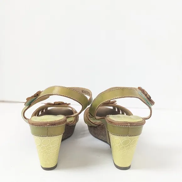 L ' Artiste leather honiepie sandals