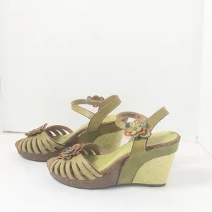 L ' Artiste leather honiepie sandals