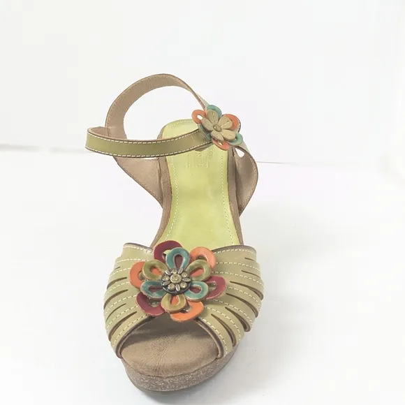 L ' Artiste leather honiepie sandals