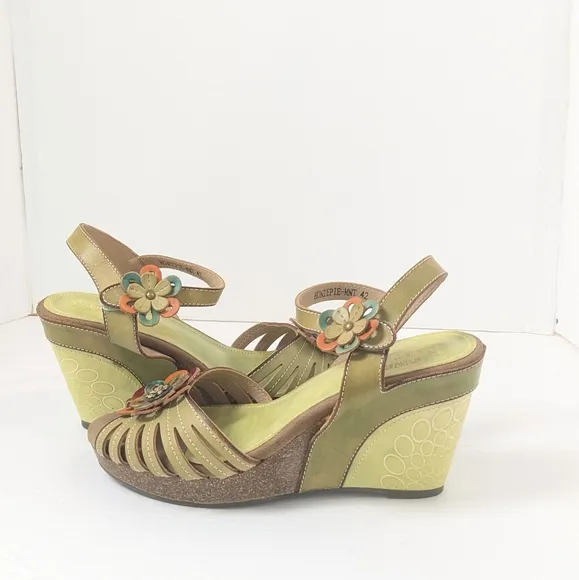 L ' Artiste leather honiepie sandals