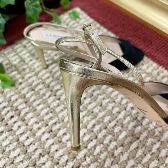 L. K. Bennett Camilla suede slingback sandals 39