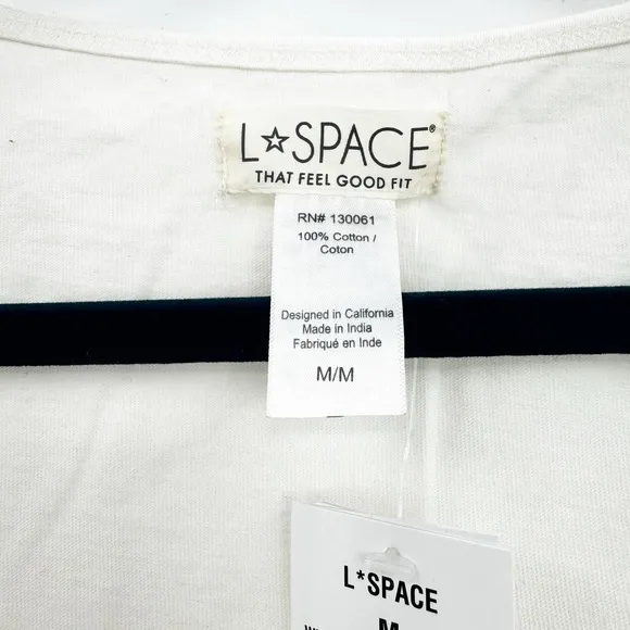 L SPACE Cover Up/ Dress Women's Wildwood Mini Tank Dress Size M NWT
