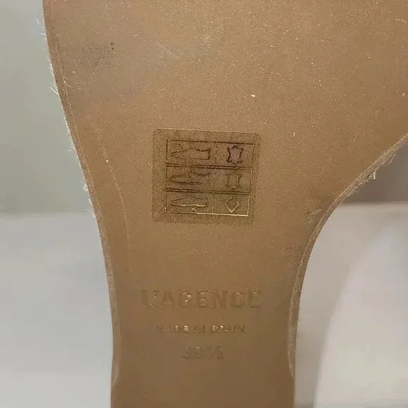 L'Agence Elysee Suede Espandrile 39.5