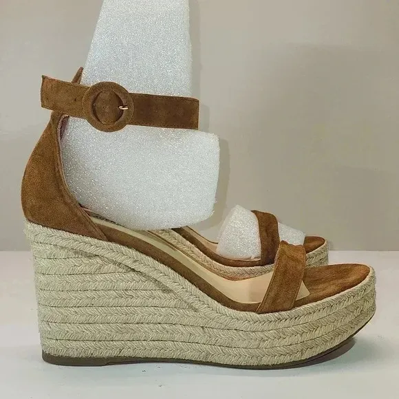 L'Agence Elysee Suede Espandrile 39.5
