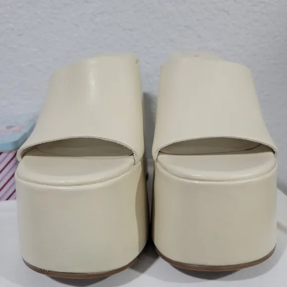 Larroudé Miso Slip On Platform Sandals | Sz 8 | $315