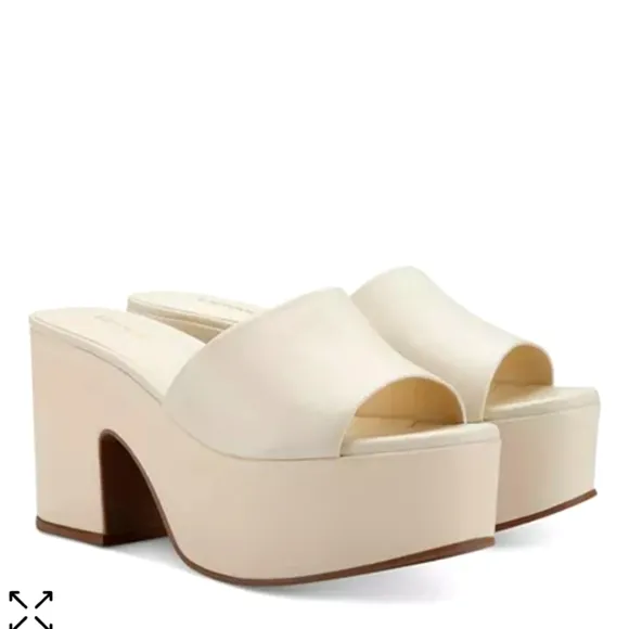 Larroudé Miso Slip On Platform Sandals | Sz 8 | $315