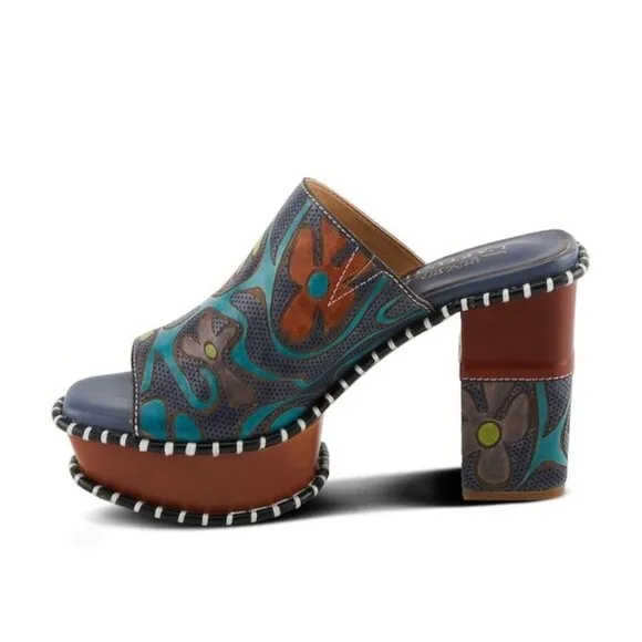 L'Artiste By Spring Step Women's Platform Sandals - Size 8 US (38 EUR) - New