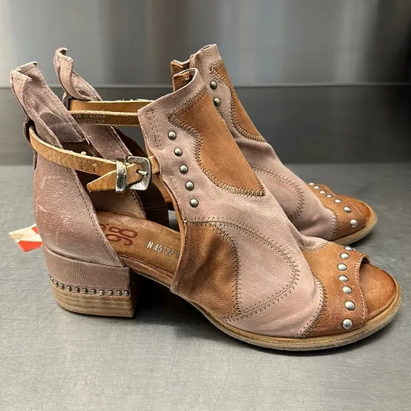 LAST PAIR AS98 “Maudie” patchwork leather sandals. New!!!