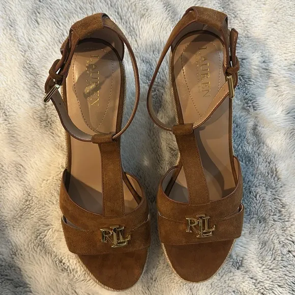 Lauren Ralph Lauren Hale open toe wedge sandals